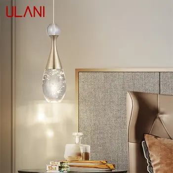 Современный подвесной светильник ULANI Креативная хрустальная люстра Светодиодные светильники для спальни столовой