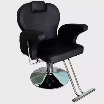 Стул для салона, Парикмахерское кресло с поворотным шампунем, Роскошное Современное парикмахерское кресло, Металлическая мебель Cadeira Ergonomica для салона