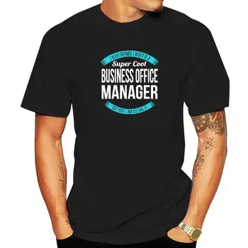 Супер Крутая футболка для офис-менеджера, подарки, забавная хлопковая футболка для мужчин, футболки с принтом, забавный подарок