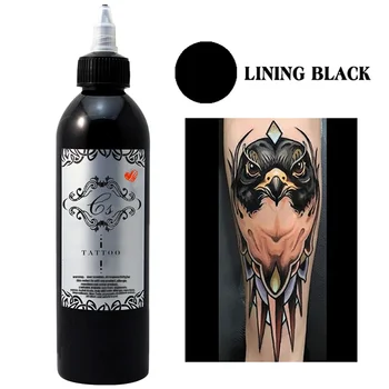 Супер черный пигмент для микроблейдинга, краска для боди-арта, для татуажа, динамические чернила для татуажа, перманентный макияж