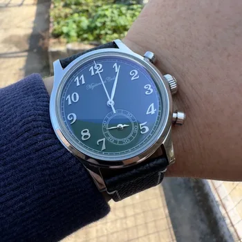 Таинственный код Ретро 38-миллиметровые японские кварцевые часы Vk63 Homage Мужские кварцевые наручные часы