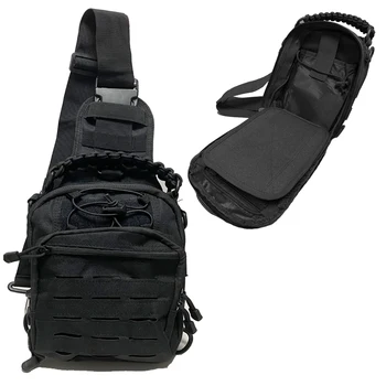 Тактическая сумка для оружия, сумка через плечо, скрытая сумка для хранения оружия, пистолетная кобура, нагрудная сумка через плечо, Походная охотничья сумка на открытом воздухе