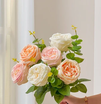 Увлажняющая роза искусственный цветок украшение из искусственных цветов украшение рабочего стола цветочная композиция Северный летний дом