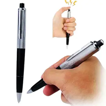 Удивительная электрическая ручка Шариковые ручки Cab Write Ручка для поражения электрическим током Игрушечная шутка, Забавный розыгрыш, шутка друга, игрушки, хитрая гелевая ручка