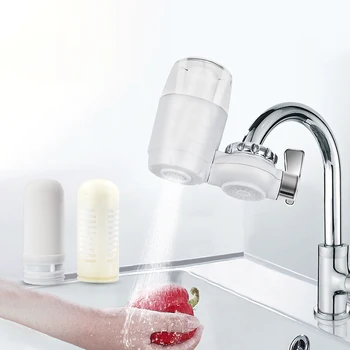 Фильтр для воды Очиститель воды Чистый Кухонный кран Моющийся Керамический фильтр-перколятор для удаления ржавчины и бактерий Водопроводный кран