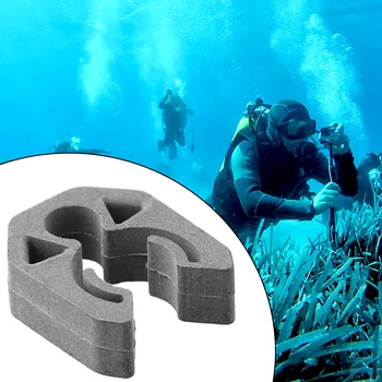 Фридайвинг Отличный аксессуар для подводного плавания с аквалангом Зажим для подводной трубы Зажим для держателя шланга 0.8*1.0*0.3 из пластика толщиной 2 г 21*26*8 мм 1шт