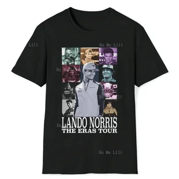 Футболка Lando Norris The Eras Tour, дизайн мужской одежды, топ с коротким рукавом