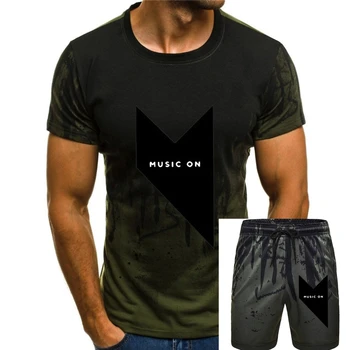 Футболка Maglia Music On - футболка Marco Carola Ibiza Dance Techno для молодежи среднего и пожилого возраста