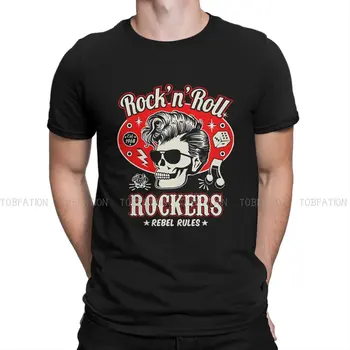 Футболка в стиле рокеров Skull Dice, рокабилли, рок-н-ролл, удобная футболка с графическим рисунком нового дизайна, короткий рукав