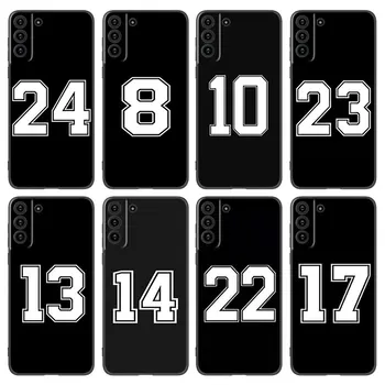 Футбольный Баскетбольный Номер Чехол Для Телефона Samsung Galaxy S23 S22 S21 S20 Ultra FE S10E S10 Lite S9 S8 Plus S7 S6 Edge Cover