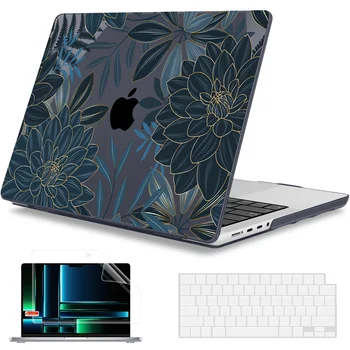 Чехлы для ноутбуков Macbook Pro 14 Case M2 A2779 A2991 2023 Pro 16 Cover M3 M1 Mac Book Air 13 Case 2022 13,6 A2681 Air 15,3 A2941