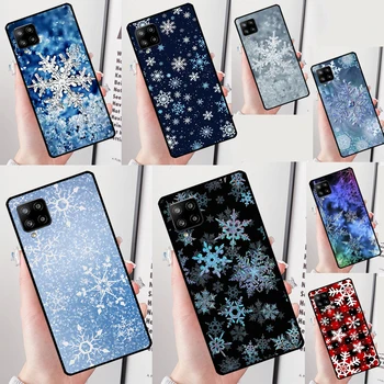 Чехол Snowflake Winter Funda Для Samsung Galaxy A54 A53 A52 A14 A24 A34 A13 A23 A33 A12 A22 A32 A42 A51 A71