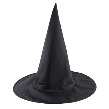 Шляпа волшебника-ведьмы на Хэллоуин, женская мужская тиара, костюм на Хэллоуин, украшение для вечеринки по случаю Дня рождения на Хэллоуин, детский душ