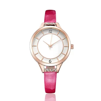 № 2 женские брендовые часы Fashon с кожаным ремешком, повседневные наручные часы